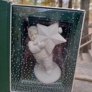 Dept 56 Snowbabies Winter Tales  "I Found The Biggest Star Of All" EUC With Box